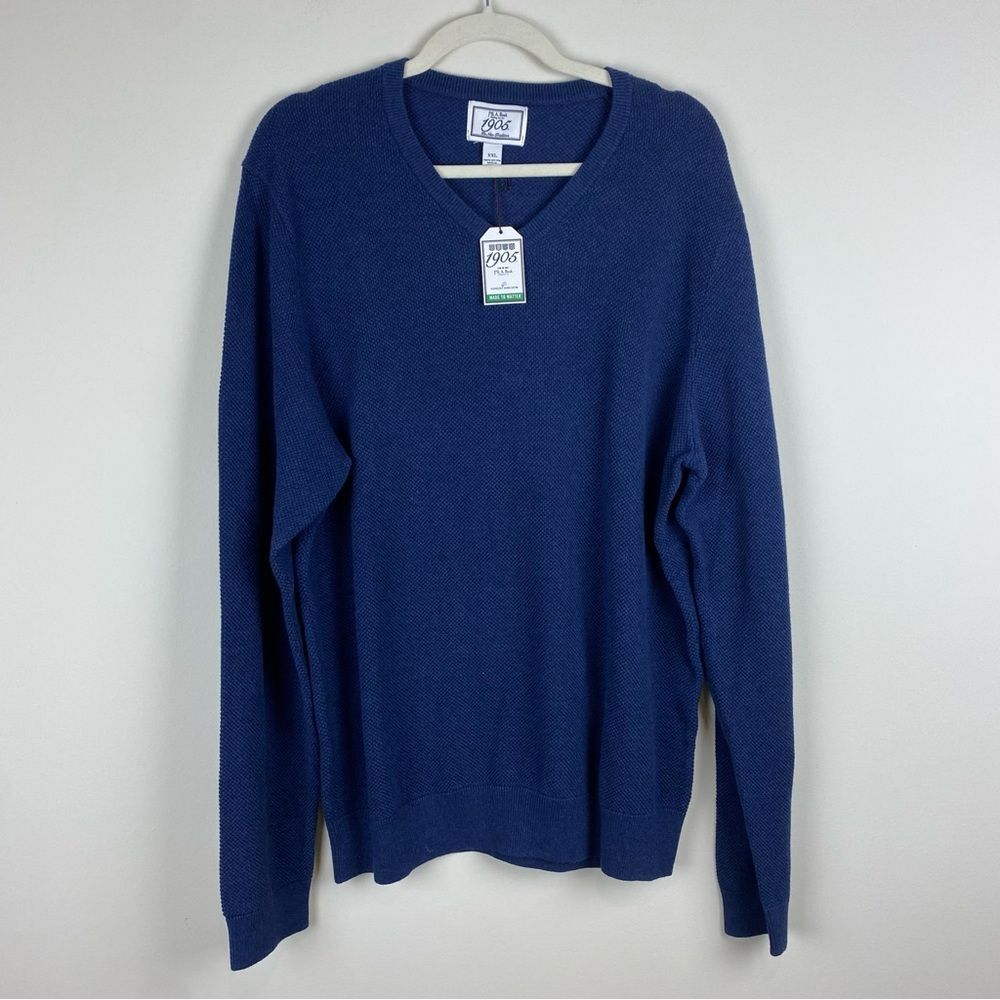 NWT Jos. A. Bank cotton v-neck sweater size XXL